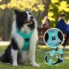 Dog Harness with Airtag Holder Tactical Dog Vest Harnesses with Handle Heavy Duty Reflective Harness No Pull Dog Harness 