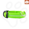 Reflective LED Dog Collar for Night Safety - Durable, Geometric Patterned, Battery-Powered, Ideal for Small/Medium Breeds 