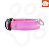 Reflective LED Dog Collar for Night Safety - Durable, Geometric Patterned, Battery-Powered, Ideal for Small/Medium Breeds 