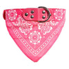 Bandana Collier en Cuir Imprimé pour Chien et Chat – Foulard Réglable Toutes Races