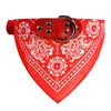 Bandana Collier en Cuir Imprimé pour Chien et Chat – Foulard Réglable Toutes Races