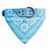 Bandana Collier en Cuir Imprimé pour Chien et Chat – Foulard Réglable Toutes Races