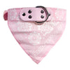 Bandana Collier en Cuir Imprimé pour Chien et Chat – Foulard Réglable Toutes Races