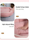 Coussin Panier Luxe pour Chien et Chat – Mousse Haute Résilience Imperméable