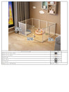 Enclos et Cage Double Couche pour Chien et Chat – Barrière Anti-Fugue Intérieure