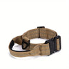 Collier Tactique Militaire pour Chien – Nylon Réfléchissant avec Poignée