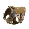 Kit Tactique Militaire pour Chien – Harnais, Collier, Laisse et Pochettes MOLLE