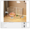 Enclos et Cage Double Couche pour Chien et Chat – Barrière Anti-Fugue Intérieure