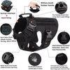 Kit Tactique Militaire pour Chien – Harnais, Collier, Laisse et Pochettes MOLLE