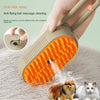 Brosse Vapeur 3-en-1 pour Chien et Chat – Massage & Démêlage