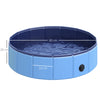 Piscine Pliable PawHut pour Chien et Chat – PVC Antidérapant Ø 80 cm Bleu