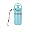 Recogedor portátil para excrementos de perro: recogedor de residuos con dispensador de bolsas integrado