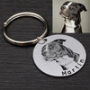 Médaille Personnalisée pour Chien avec Photo - Pendentif d'Identification Gravé pour Collier