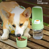 Gourde 2-en-1 pour Chien et Chat – Biberon et Gamelle de Voyage 500 ml