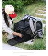 Mochila expandible para gatos y perros pequeños: transpirable y plegable