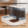 Station 2-en-1 Distributeur de Croquettes et Fontaine à Eau pour petit chien – Grande Capacité