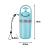 Recogedor portátil para excrementos de perro: recogedor de residuos con dispensador de bolsas integrado