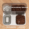 Station 2-en-1 Distributeur de Croquettes et Fontaine à Eau pour petit chien – Grande Capacité