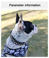 Collar de cuero ajustable para perro estilo punk rock con remaches