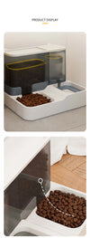 Station 2-en-1 Distributeur de Croquettes et Fontaine à Eau pour petit chien – Grande Capacité