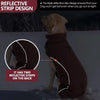 Manteau Imperméable pour Chien - Veste d'Hiver Chaude avec Bandes Réfléchissantes