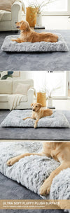Tapis Moelleux pour Chien et Chat - Coussin Carré en Peluche Ultra Doux