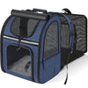 Mochila expandible para gatos y perros pequeños: transpirable y plegable