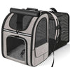 Mochila expandible para gatos y perros pequeños: transpirable y plegable