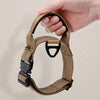 Collier Tactique Militaire pour Chien – Nylon Réfléchissant avec Poignée