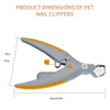 Coupe-Ongles LED pour Chien et Chat – Grossissement 5x et Lame Acier