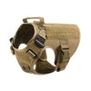Kit Tactique Militaire pour Chien – Harnais, Collier, Laisse et Pochettes MOLLE