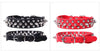 Collar de cuero ajustable para perro estilo punk rock con remaches