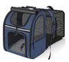 Mochila expandible para gatos y perros pequeños: transpirable y plegable