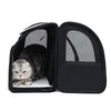 Mochila expandible para gatos y perros pequeños: transpirable y plegable