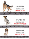 Laisse Réfléchissante en Nylon pour Chien – 235 cm Toutes Tailles