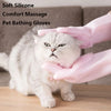 Gants de Toilettage en Silicone pour Chien et Chat - Massage et Bain