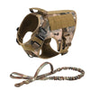 Kit Tactique Militaire pour Chien – Harnais, Collier, Laisse et Pochettes MOLLE
