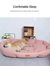 Coussin Panier Luxe pour Chien et Chat – Mousse Haute Résilience Imperméable