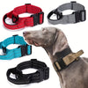 Collier Tactique Militaire pour Chien – Nylon Réfléchissant avec Poignée