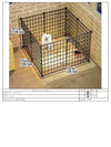 Parc intérieur pour chien - barrière modulable pour petits chiens