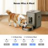 Distributeur Automatique de Croquettes 2L pour Chien et Chat – Programmable WiFi et Caméra