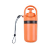 Recogedor portátil para excrementos de perro: recogedor de residuos con dispensador de bolsas integrado