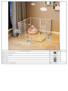 Enclos et Cage Double Couche pour Chien et Chat – Barrière Anti-Fugue Intérieure