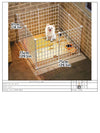 Parc intérieur pour chien - barrière modulable pour petits chiens