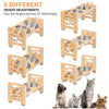 Gamelle Surélevée Réglable pour Chiot et Petit Chien – 2 Bols Inox