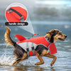 Gilet de Sauvetage pour Chien – Aileron de Requin Réglable Piscine et Mer