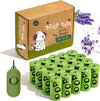 Sacs Higiéniques Biodégradables pour Chien – Parfum Lavande avec Distributeur