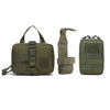 Kit 3 Sacoches Tactiques MOLLE pour Chien – 2 Pochettes + Ceinture