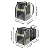 Mochila expandible para gatos y perros pequeños: transpirable y plegable