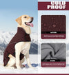 Manteau Imperméable pour Chien - Veste d'Hiver Chaude avec Bandes Réfléchissantes